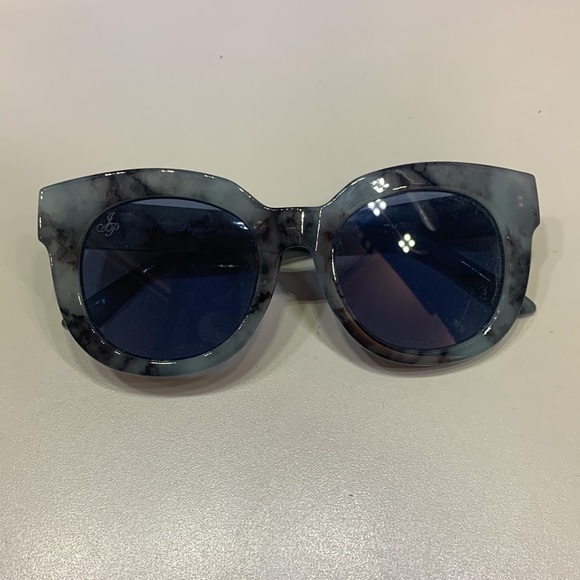 Jeepers peepers blue marble sunglasses - Picture 5 of 7